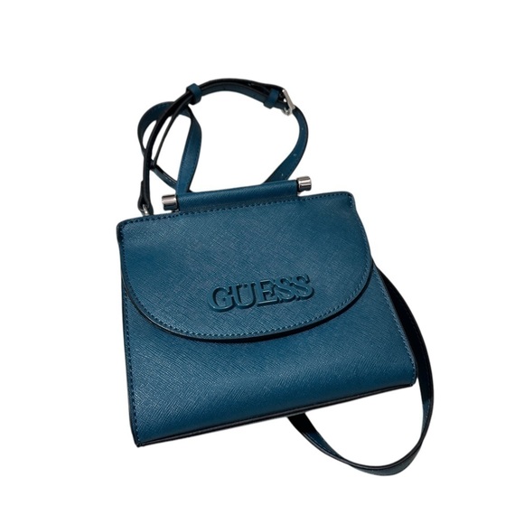 Guess Tubert Crossbody in Teal - Picture 1 of 8